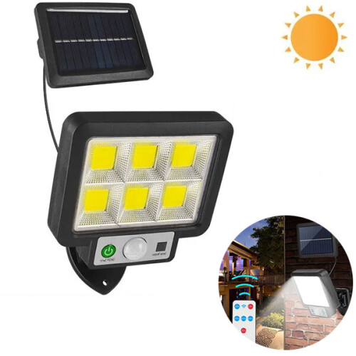 IP65 Waterproof Solar Motion Sensor Light Wall Lamp Garden Outdoor