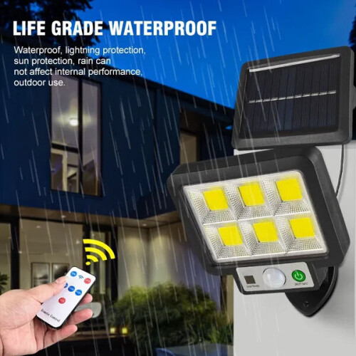 IP65 Waterproof Solar Motion Sensor Light Wall Lamp Garden Outdoor 1