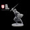 Charging Noble Fighter Miniature | D&D mini running to battle 1