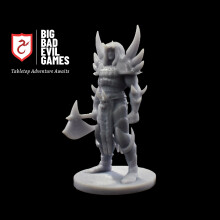 Fallen Paladin Tiefling Miniature | epic hero for your fantasy RPGs
