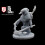 Kenku Rogue Miniature | Humanoid Bird Thief Hero with sword and shield 1