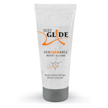 Just Glide Performance vand- og silikonebaseret medicinsk glidecreme 20 ml