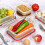 x10 Rectangle Airtight Glass Food Containers With Lids Kitchen Storage 11