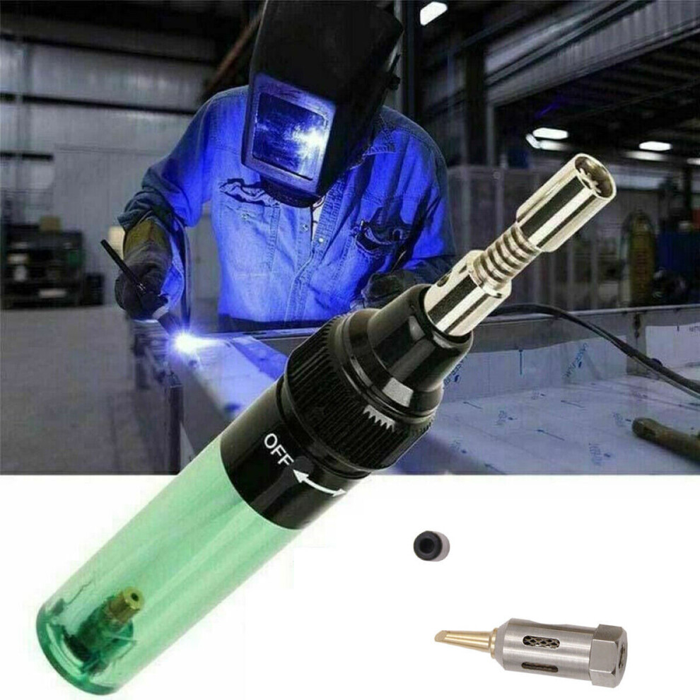 3In1 Butane Welding Pen Cordless Gas Blow Torch Soldering Iron 914207797185