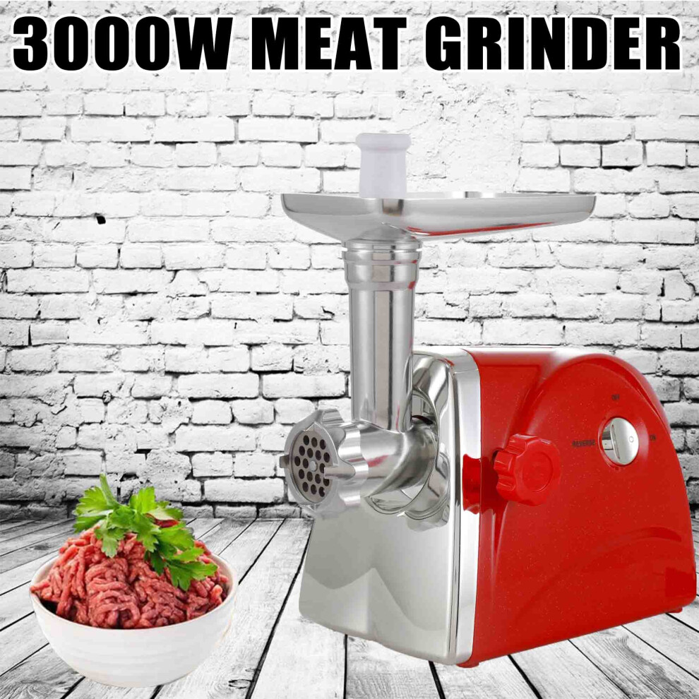 3000W Electric Chopper Meat Grinder Sausage Mincer Food Slicer Machine