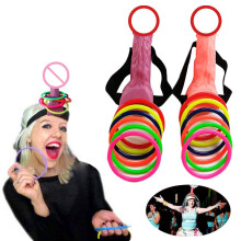 2xDick Head Game Willy Ring Toss Heads Hoopla Bride To Be Hen Do Stag Party