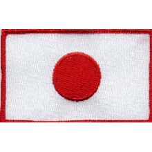 JAPANESE FLAG PATCH 48 (2" x 3")