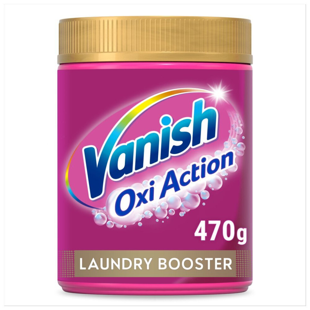 Vanish Oxi Advance Multi Power Chlorine-Free Laundry Booster Powder 470g (Pack of 6)