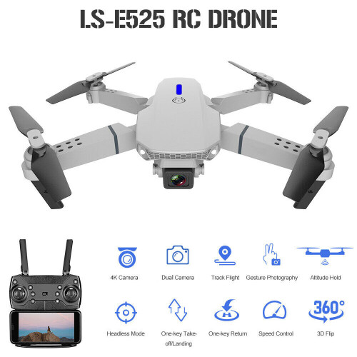 Drone X Pro WIFI FPV 4K HD Camera 3 Batteries Foldable RC Quadcopter 1