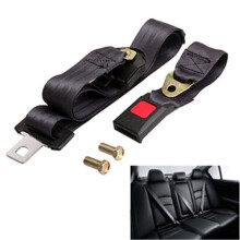 Universal 2 Point Vehicle Car Seat Belt Kit Truck Lap Belts Adjustable