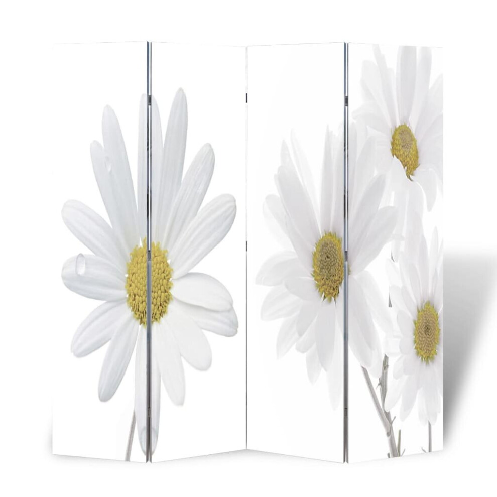 vidaXL Folding Room Divider 160x170cm Flower Privacy Screen Partiton Paravent-image-OPC-P55JXXG-NEW