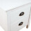 VidaXL vidaXL 2x Solid Wood Pine Bedside Cabinet Hill White Sideboard Side Cabinet 7