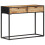 VidaXL vidaXL Rough Mango Wood Console Table Natural Cane Accent Table Living Room 1