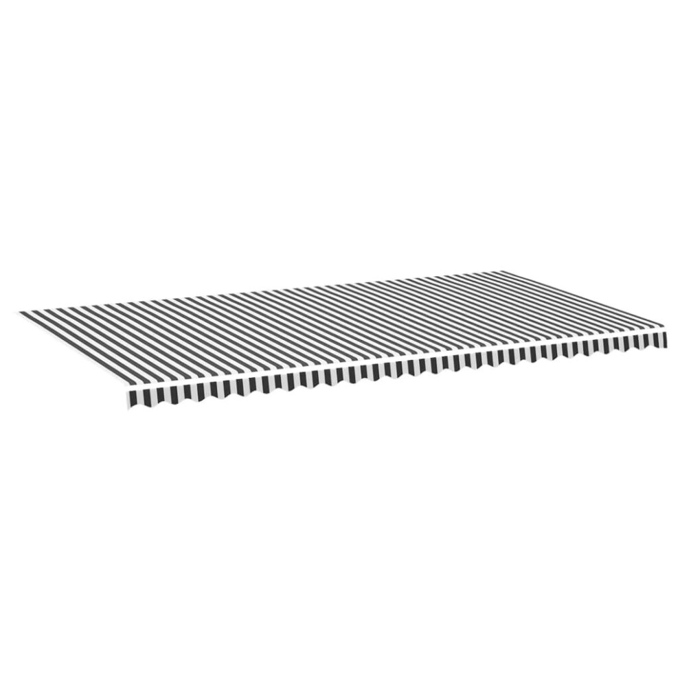 Vidaxl Replacement Fabric For Awning And 6X3 M Outdoor Canopy Anthracite/White