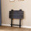 Living And Home (Black) Folding Wooden Dining Table 70x70cm 2