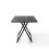 Living And Home (Black) Folding Wooden Dining Table 70x70cm 5
