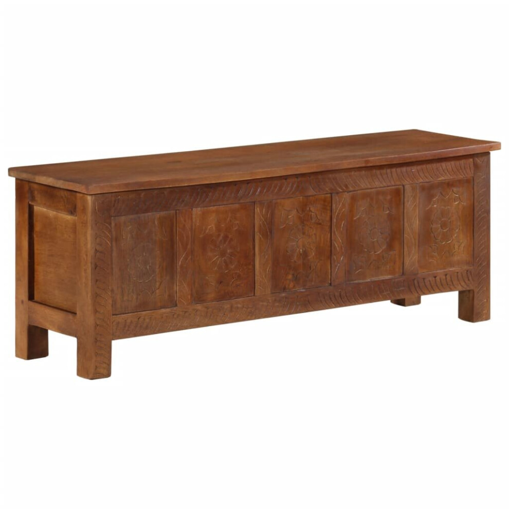 Vidaxl Solid Mango Wood Storage Box Home Lowboard Storage Box Hifi Cabinet