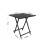 Living And Home (Black) Folding Wooden Dining Table 70x70cm 3