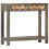 VidaXL vidaXL Solid Mango Wood Console Table Grey 86x30x76cm Side Cabinet Stand Hall 12