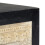 VidaXL vidaXL Solid Mango Wood Hand Carved Bedside Cabinet Grey 40x30x50cm Storage 8