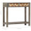 VidaXL vidaXL Solid Mango Wood Console Table Grey 86x30x76cm Side Cabinet Stand Hall 10