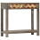 VidaXL vidaXL Solid Mango Wood Console Table Grey 86x30x76cm Side Cabinet Stand Hall 11