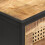 VidaXL vidaXL Rough Mango Wood Console Table Natural Cane Accent Table Living Room 8