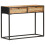 VidaXL vidaXL Rough Mango Wood Console Table Natural Cane Accent Table Living Room 12