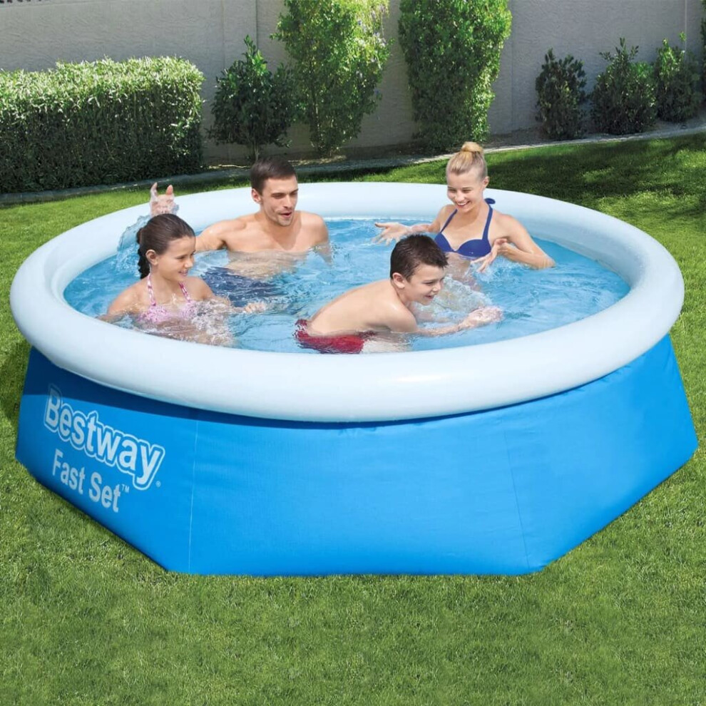 Bestway Fast Set Inflatable Swimming Pool Round Outdoor Above Ground Pool Spa
