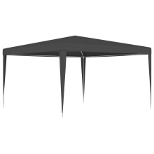 vidaXL festtelt, 4x4 m, antracit, 90 g/m²