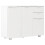 VidaXL vidaXL Sideboard High Gloss White Storage Drawer Hallway Entryway Cabinet 1
