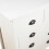 VidaXL vidaXL Solid Wood Pine Sideboard Hill White 79x40x80 cm Storage Organiser 5