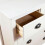 VidaXL vidaXL Solid Wood Pine Sideboard Hill White 79x40x80 cm Storage Organiser 6