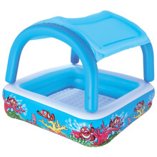 Piscina gonfiabile da gioco - BESTWAY - Tettuccio - Tetto gonfiabile rimovibile - Vinile ultra resistente