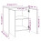 VidaXL (grey sonoma) vidaXL Sideboard Storage Cupboard Cabinet Buffet Highboard Engineered Wood 2