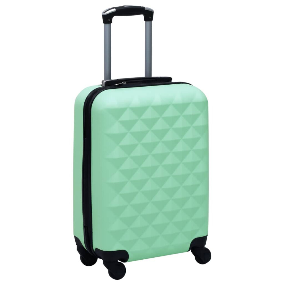 Vidaxl Hardcase Trolley Mint Abs With Security Lock Travel Luggage Suitcase