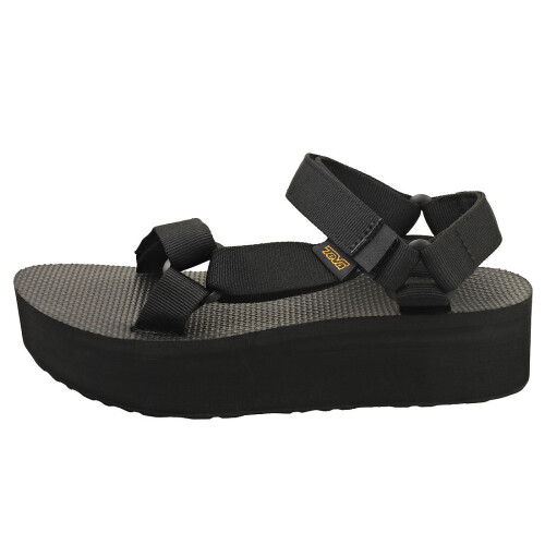 Teva Teva W Platform Universal Klettsandalen - Schwarz 2