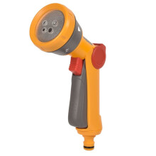 Hozelock 2669 Multi Spray Gun - 5 spray patterns, adjustable flow, lockable ergonomic handle, quick-connect, lightweight for lawn and garden