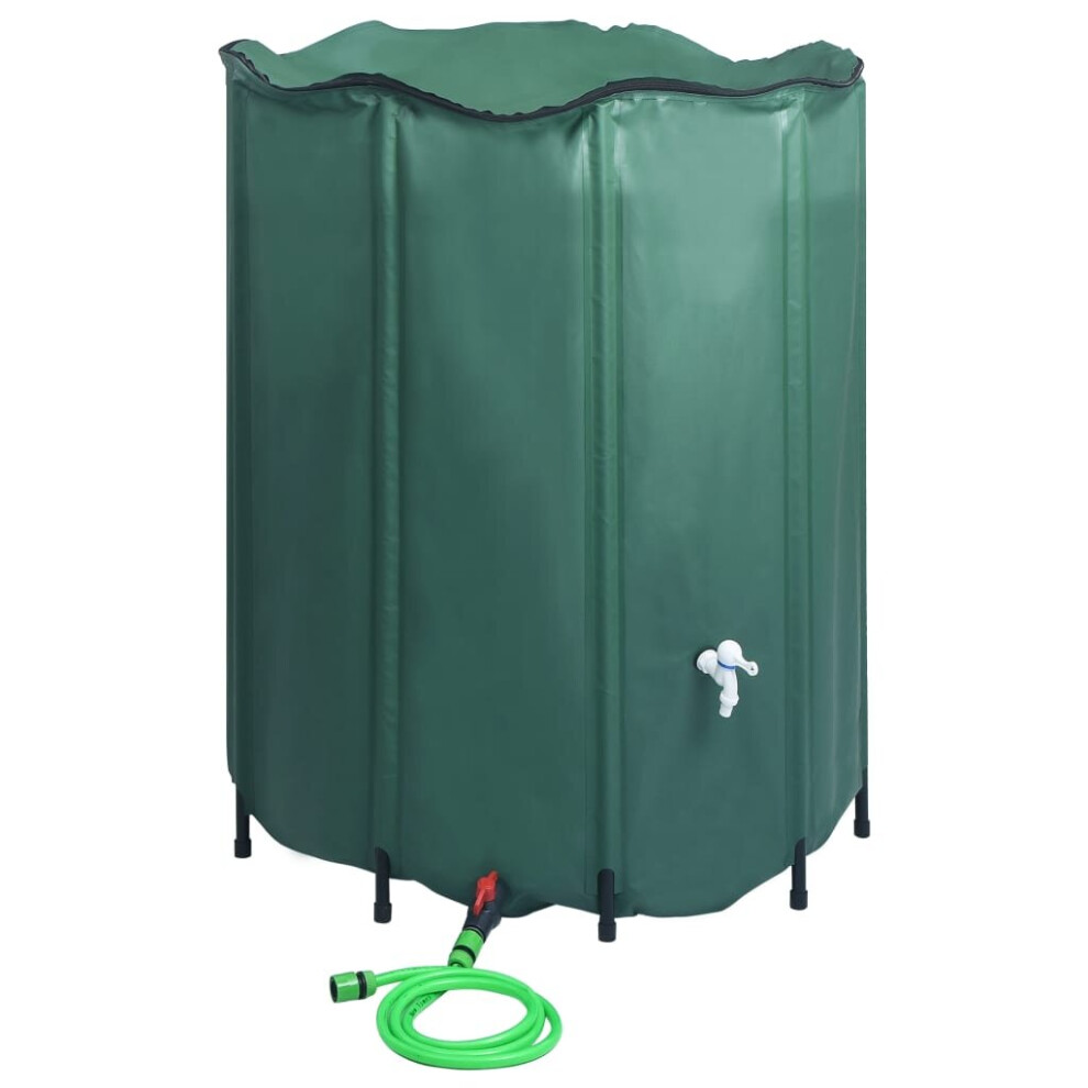 vidaXL Collapsible Rain Water Tank with Spigot 1000L Water Barrel Collector