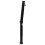 vidaXL foldbar solbruser sort 214 cm 23 L 2