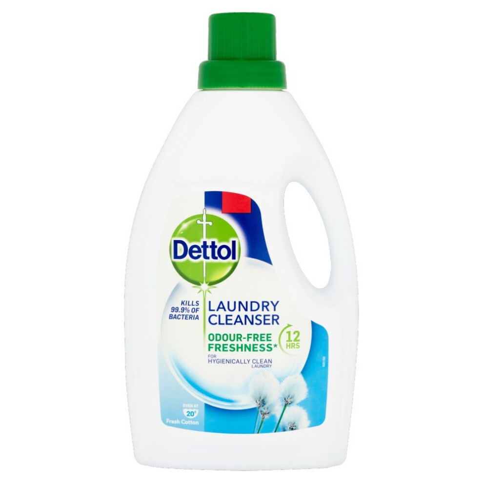 Dettol Laundry Cleanser Fresh Cotton 1L (Pack of 6)