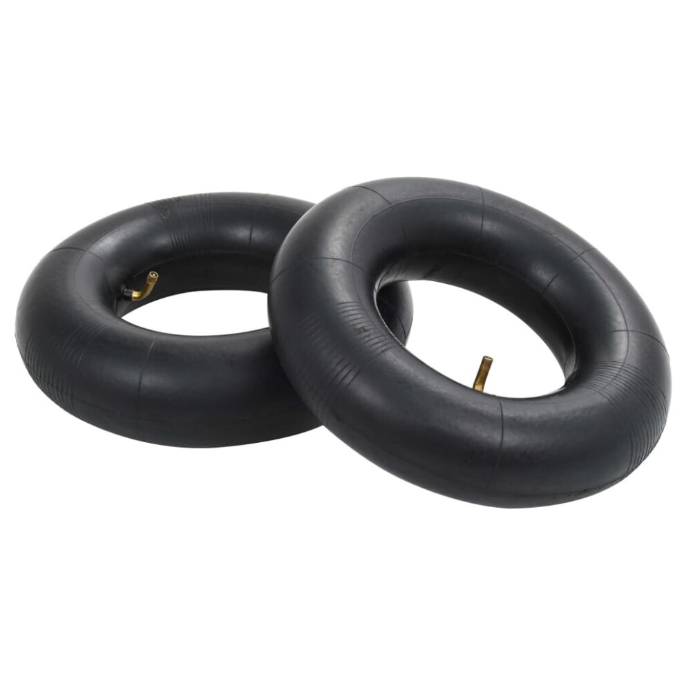 vidaXL 2x Wheelbarrow Inner Tubes 13x5.00-6 Rubber Replacement Cart Inner Cube