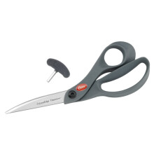 Clauss ExtremEdge Titanium-Coated 230 mm Craft Scissors with Bent Glass-Filled Nylon Handles and Adjustable Screw
