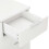 VidaXL vidaXL Sideboard High Gloss White Storage Drawer Hallway Entryway Cabinet 4