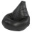 Black Faux Leather Highback 2