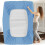 (SKY BLUE , DOUBLE) Extra Deep 25CM Fitted Bed Sheet All Size UK 1