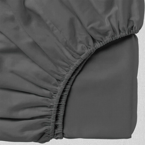 (CHARCOAL, SUPER KING) Extra Deep 25CM Fitted Bed Sheet All Size UK 2