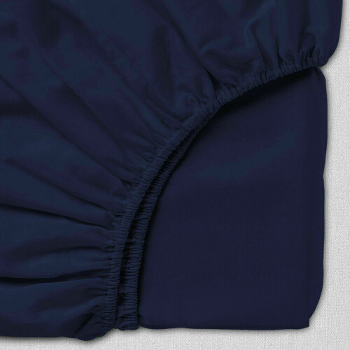 (NAVY, KING) Extra Deep 25CM Fitted Bed Sheet All Size UK 2