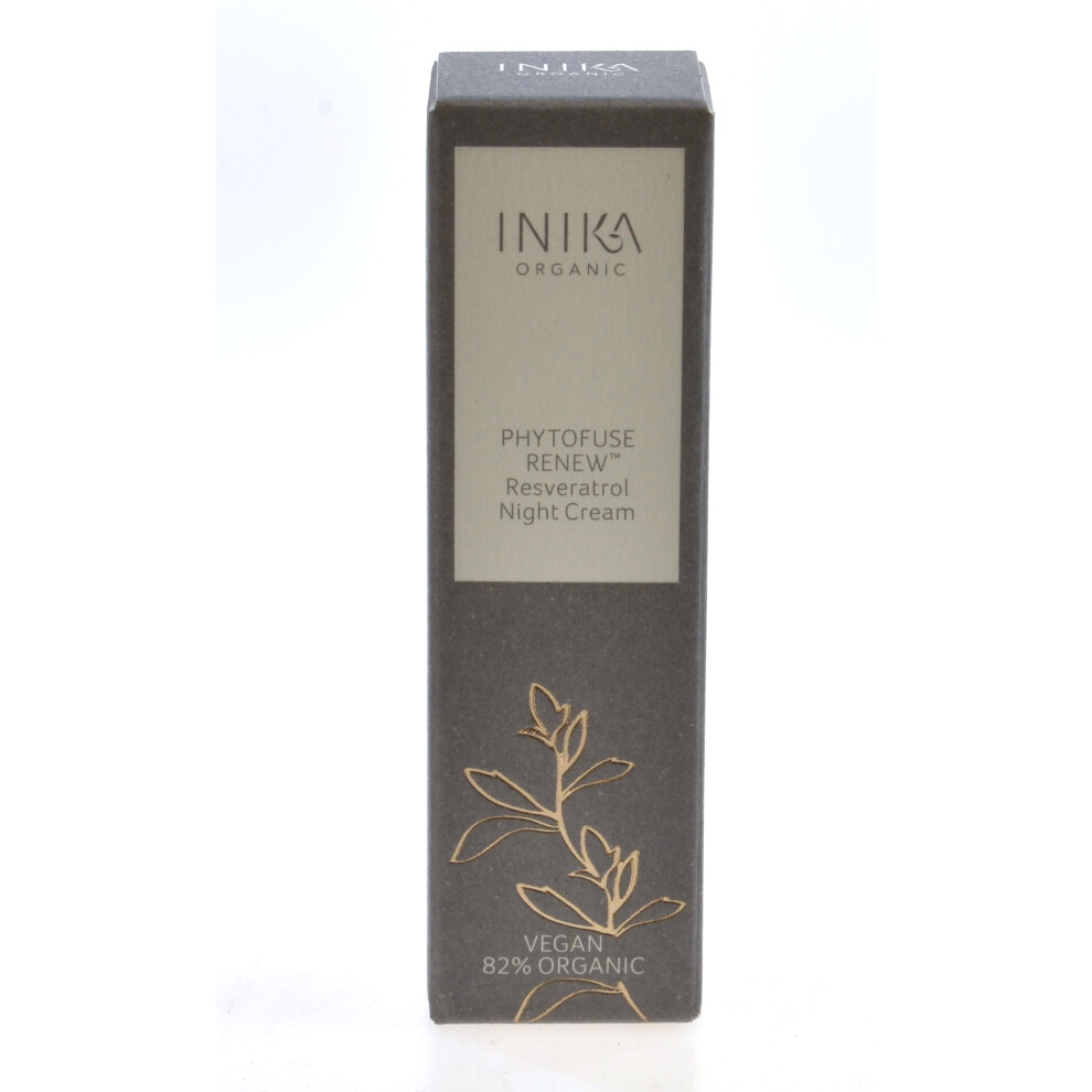 Inika Cream Phytofuse Renew Resveratrol Night 10Ml
