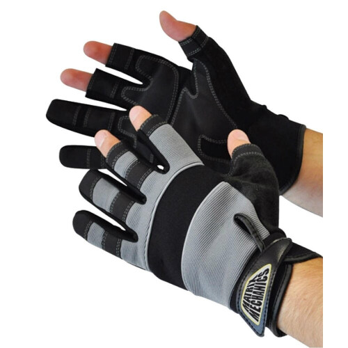 (7 (Small)) Polyco MAT-M3 Matrix Mechanics Glove Black/Grey